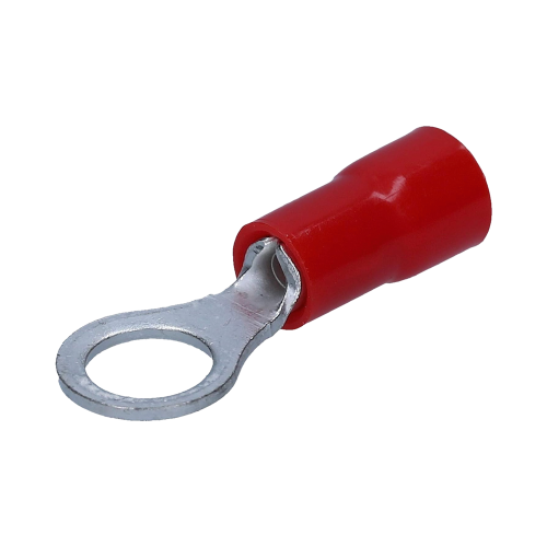 EPCOM POWERLINE AE34146 Terminal tipo ojo, 3, 16″, 22 – 16 AWG, Rojo, Paquete de 25 piezas.