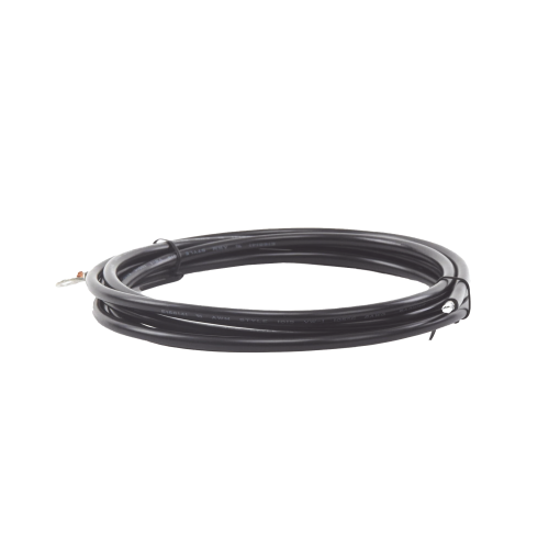 EPCOM POWERLINE CBL-8AWG-3BLK Cable para Controlador, 3.0 m, Negro, Calibre 8 AWG con Terminal de Ojo en un Extremo
