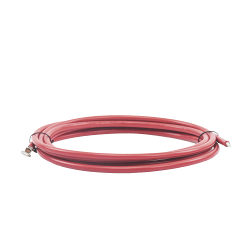 EPCOM POWERLINE CBL-8AWG-3R Cable para Controlador 3.0 m, Rojo, Calibre 8 AWG con Terminal de Ojo en un Extremo