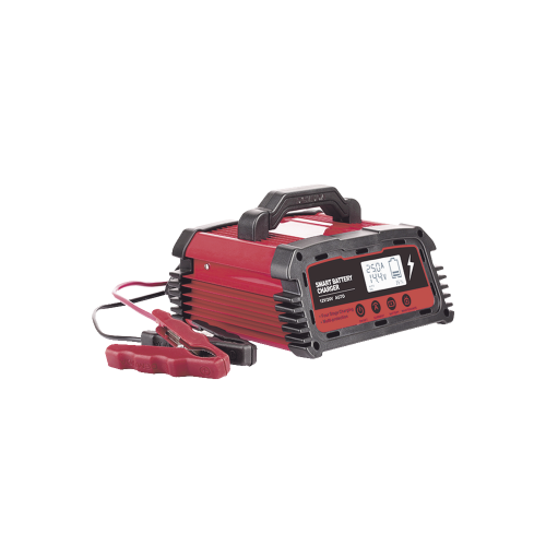 EPCOM POWERLINE CHR-250 Cargador de Baterías, 12 o 24 Vcc, hasta 250 Ah, 25 A, Display LCD