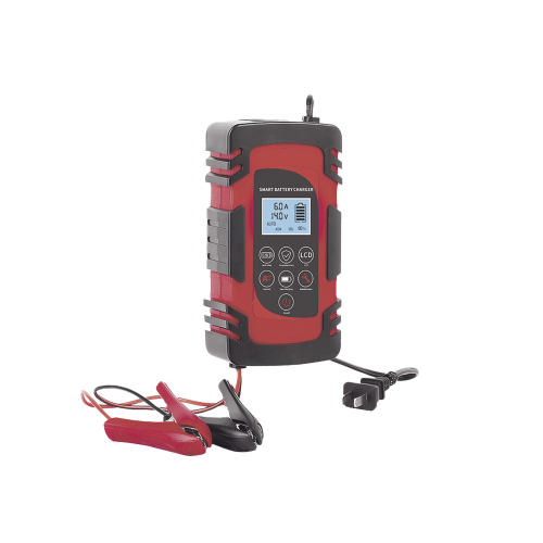 EPCOM POWERLINE CHR-80 Cargador de Baterías, 12 o 24 Vcc, hasta 40 Ah, 2, 4 o 6 A, Display LCD