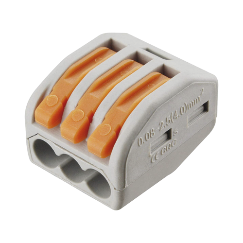 EPCOM POWERLINE CON-1004 Conector Compacto para 1 Cable de Entrada 2 Cables de Salida, Cables Compatibles 12AWG-28AWG