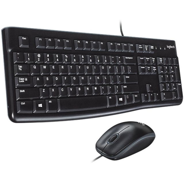 Kit Teclado/Mouse Logitech MK120 Inglés