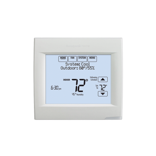 HONEYWELL HOME RESIDEO TH8321WF1001/U Termostato Touch WiFi de 3 Etapas, 3 Calor, 2 Frío. Integrable con Lutron, VISIONPRO® 8000 Para Uso Residencial o Comercial.