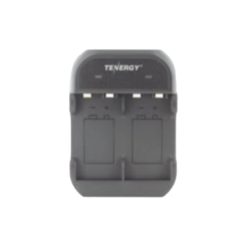 SYSCOM PARTS TN141/B Cargador rápido de 2 compartimientos para baterías Ni-MH; Aplicable en baterías de 9 V /color negro