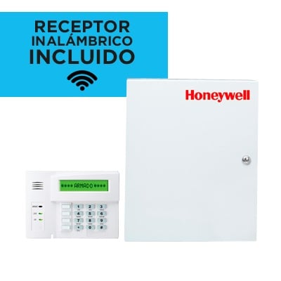 HONEYWELL HOME RESIDEO VISTA-48/6160RF Panel de Alarma de 48 Zonas con Teclado Alfanumérico y Receptor Inalámbrico Interconstruido