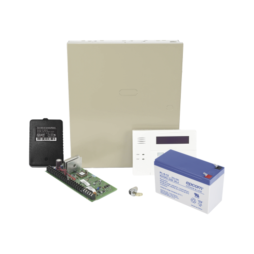 HONEYWELL HOME RESIDEO VISTA48LANTB8AH/6160RF Kit de Panel de Alarma VISTA48LA con Batería de 9Ah, Transformador y Gabinete