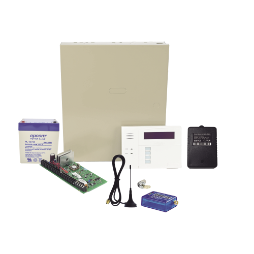 HONEYWELL HOME RESIDEO VISTA48MINI2/6160RF (1 Año datos ILIMITADO INCLUIDO) Kit Vista48LA con comunicador MINI012G, Teclado, Gabinete, Bateria y Transformador