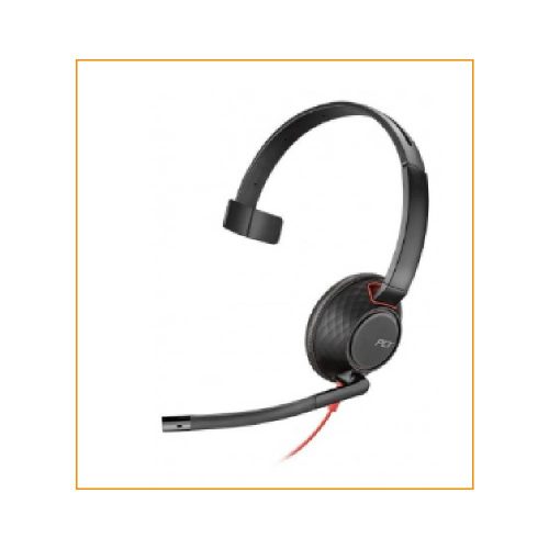 HP POLY BLACKWIRE 5210, ALAMBRICOS, USB-A, CONECTOR 3.5 MM, MONOAURAL, 80R98AA