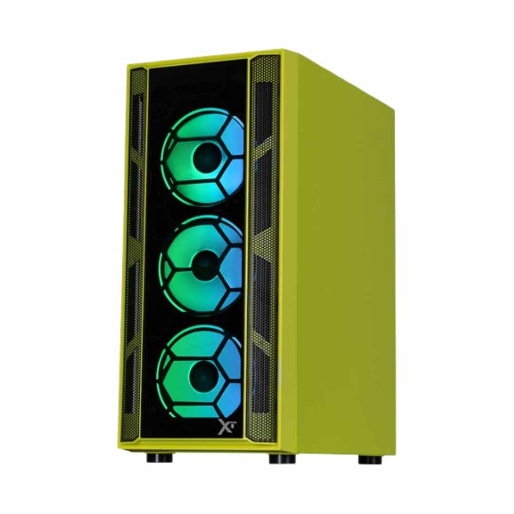 COMPUTADORA GAMER XTREME PC GAMING KRONOS NEON GREEN, INTEL CORE I9-12900F, NVIDIA GEFORCE RTX 5060 TI, 32GB, 1TB SSD, WI-FI, WINDOWS 11 PRUEBA, XTPCI932GB5060TIKNG