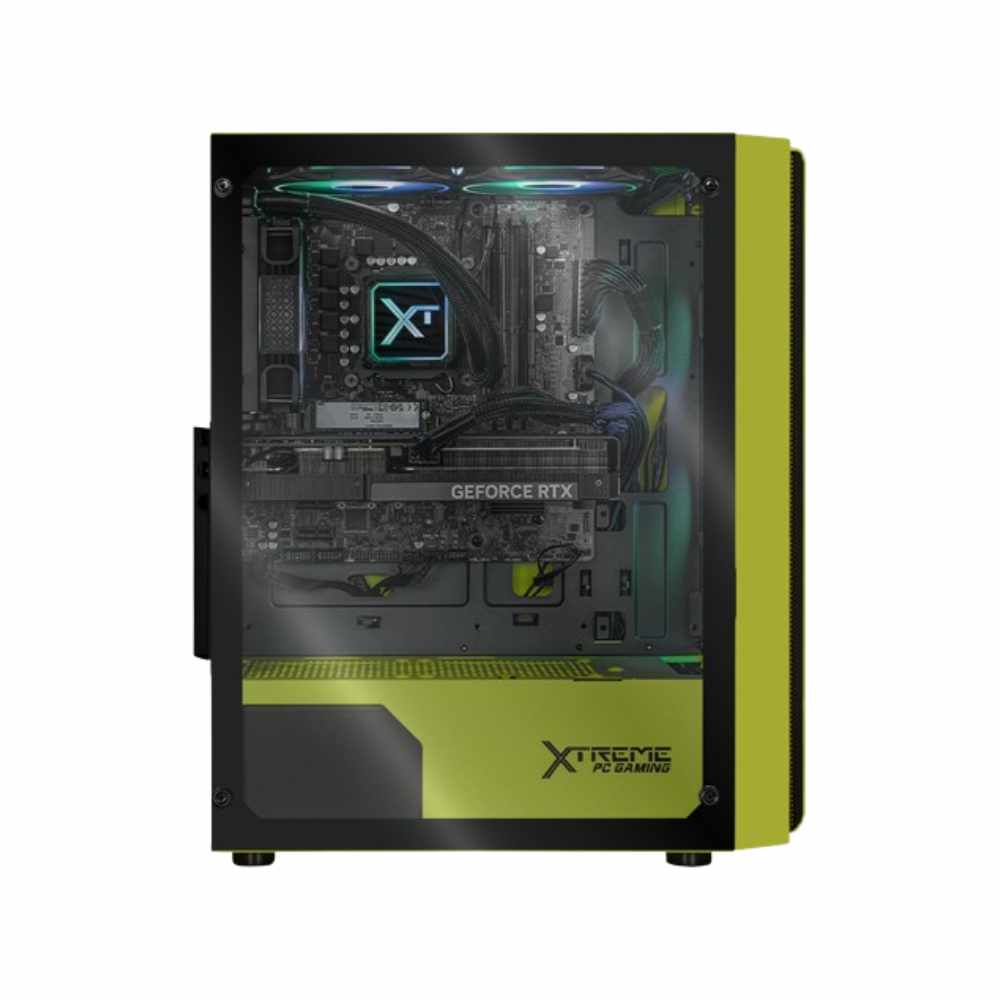 COMPUTADORA GAMER XTREME PC GAMING KRONOS NEON GREEN, INTEL CORE I9-12900F, NVIDIA GEFORCE RTX 5060 TI, 32GB, 1TB SSD, WI-FI, WINDOWS 11 PRUEBA, XTPCI932GB5060TIKNG