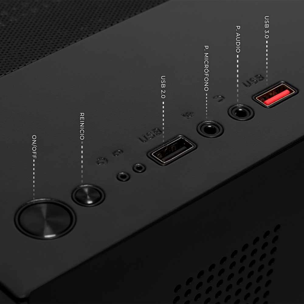 COMPUTADORA XTREME PC GAMING CM-05581, INTEL CORE I3-12100, 16GB, 500GB SSD, WI-FI, SIN SISTEMA OPERATIVO + TECLADO MOUSE MONITOR DE 24, XTBRI316GBHD730MTGB