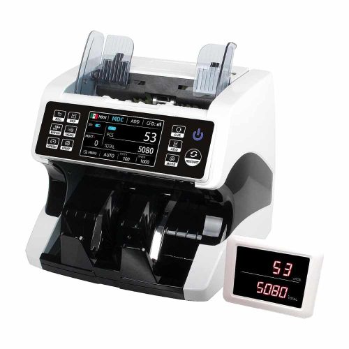 CONTADOR BILLETES KISHNELL POR DENOMINACION MULTIDIVISA DIAMOND GRADO BANCARIO DETECTOR DE BILLETES FALSO, KB04