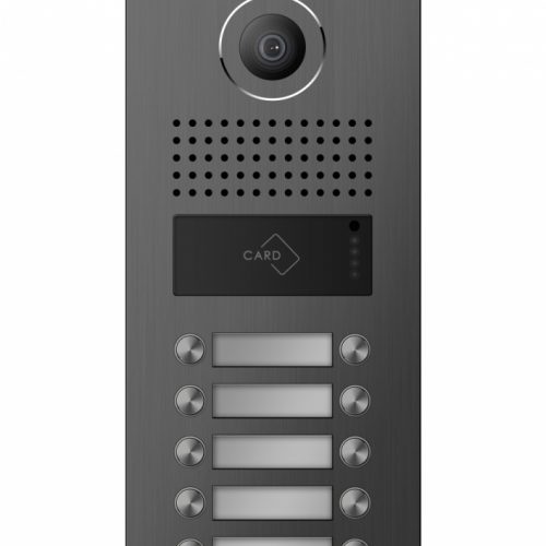 COMMAX DRC10MLRF1 - Frente de Calle Departamental para 10 Monitores con Conexión Directa de 4 Hilos y Apertura con Tarjeta Mifare o Monitor