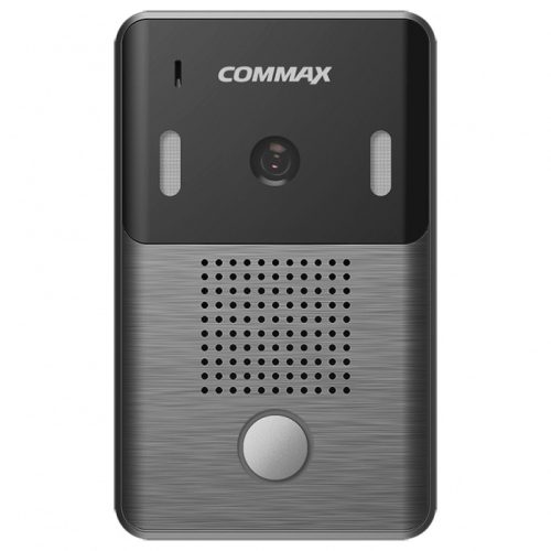 COMMAX DRC40KRS - Paquete de frente de calle modelo DRC40K y cubierta de metal para mayor protección contra la luz del sol y la lluvia