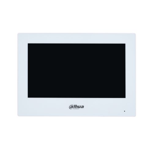 DAHUA VTH2621G-WP - Monitor IP Touch de 7" WiFi/ Serie Lite con PoE/ Ideal para uso interior/ Compatible con KTW02/ Cuenta con Modo No Molestar y soporta 9 extensiones villa, 4 de departamento y 1 principal WiFi intercom/ #VDP #MCI1