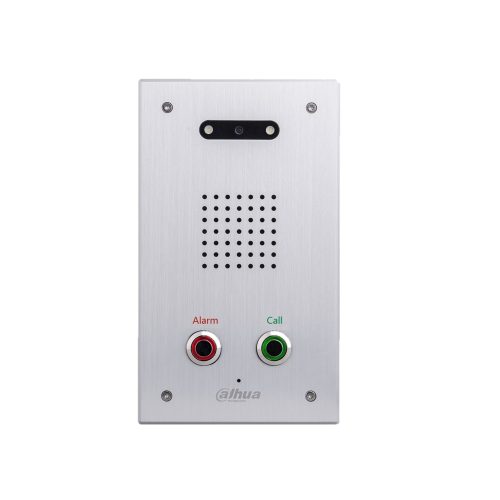 DAHUA VTA2502G - Video Intercomunicador de Emergencia/ 4 Megapixeles/ Llamada de Emergencia con 1 Click/ Protocolo SIP/ Microfono de Alta Sensibilidad y 2 Altavoces/ Soporta Transmisión de Audio Grupal/ IP65 y IK10/ #LoNuevo #MCI1