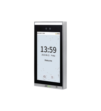 ZKTECO FACEDEPOT7BLCH - Terminal de Control de Acceso Facial / Interior / Base para Torniquete / 10,000 Rostros / 200,000 Registros / Pantalla 7” / Reconocimiento a 2m / Visible Light / Linux #VL