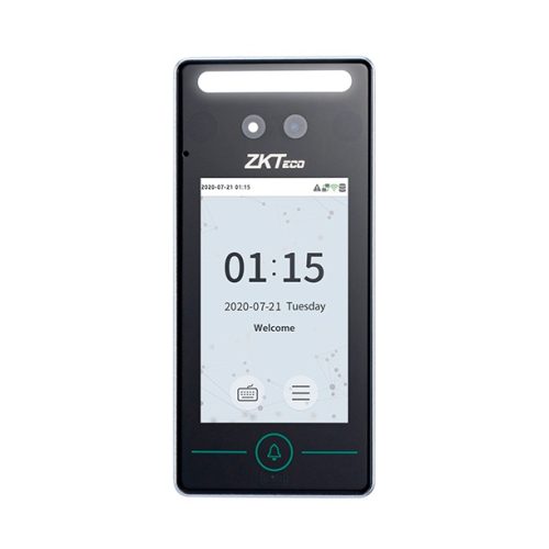 ZKTECO SPEEDFACEV5LQR - Control de Acceso Facial / 6000 Rostros / 3000 Palmas / 10,000 Tarjetas ID 125 Khz / QR / Contraseñas / 200,000 Registros / Reconocimiento en 0.35 s / Algoritmo Anti-spoofing / TCP/IP / WIEGAND / RS-485 / #ZK11