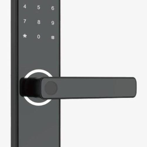 ZKTECO ML100 - Cerradura inteligente bidireccional con sensor de huella digital / Codigos aleatorios con app / 300 usuarios / WiFi / Compatible con ZSmart #CERR