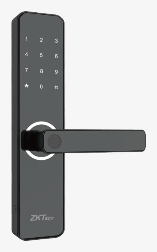 ZKTECO ML100 - Cerradura inteligente bidireccional con sensor de huella digital / Codigos aleatorios con app / 300 usuarios / WiFi / Compatible con ZSmart #CERR