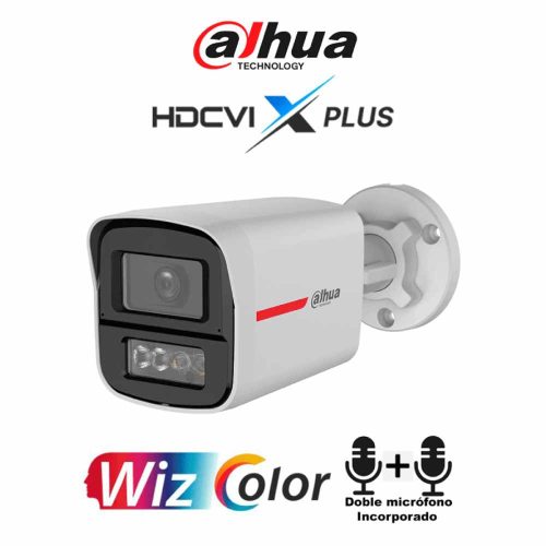 DAHUA DH-HAC-HFW1549XN-A-PRO, CÁMARA BULLET 5MP WIZCOLOR