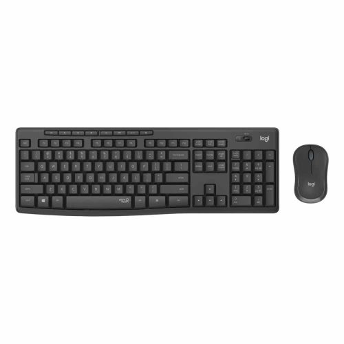 KIT DE TECLADO Y MOUSE LOGITECH MK295 SILENT, INALÁMBRICO, USB, NEGRO (ESPAÑOL), 920-009792