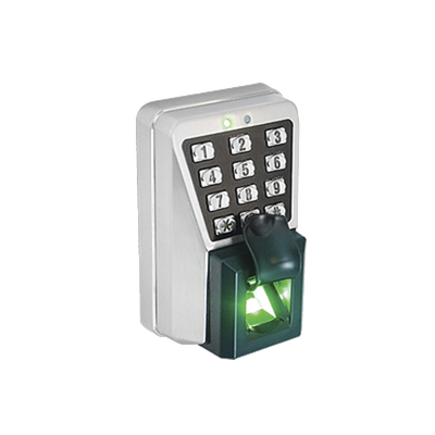 (ZK MA500)Lector IP de Huella y Proximidad con Teclado Antivandálico para Exterior / Administración con software o de manera autónoma (directo en el teclado) / Relevador para chapa