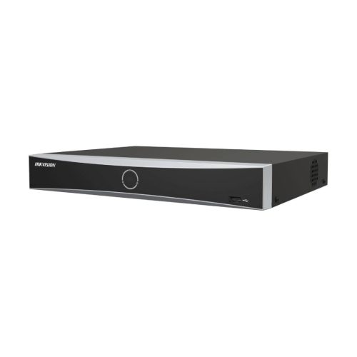 NVR HIKVISION 12 MEGAPÍXEL (4K), 8 CANALES IP, ACUSENSE (EVITA FALSAS ALARMAS), RECONOCIMIENTO FACIAL, 1 BAHÍA DE DISCO DURO, HDMI EN 4K, SIN PUERTOS POE, DS-7608NXI-K1(E)