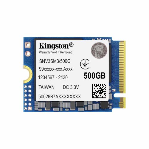 SSD KINGSTON SNV3SM3/500G NVME, 500GB, M.2, 3000 MB/S ESCRITURA, 5000 MB/S LECTURA, PCI EXPRESS 4.0, SNV3SM3/500G