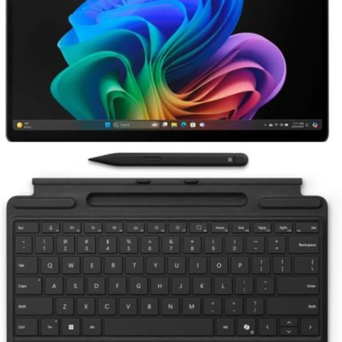 MICROSOFT SURFACE PRO 11 PC COPILOT+ DE 13” CON TECLADO PRO NEGRO Y PLUMA SLIM – SNAPDRAGON X PLUS – 16GB RAM – 512GB SSD – WINDOWS 11 PRO – TABLET AI DE ALTO RENDIMIENTO