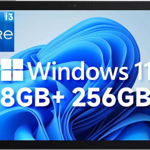 CHUWI Windows Tablet de 10.1 Pulgadas, 8GB RAM 256GB SSD, Intel Core i3 (hasta 3,9 GHz), Tabletas con Windows 11, Cámaras de 5 MP, WiFi 6, BT 5.2, Micro HDMI, USB 3.2, Tipo C, Full HD