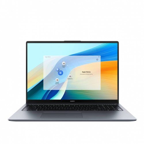 LAPTOP HUAWEI MATEBOOK D16, 16" 1920X1200, INTEL CORE I5-13420H, 16GB, 512GB SSD, LECTOR DE HURLLA, SIN SISTEMA OPERATIVO INSTALADO, ESPAÑOL, 53014MUD