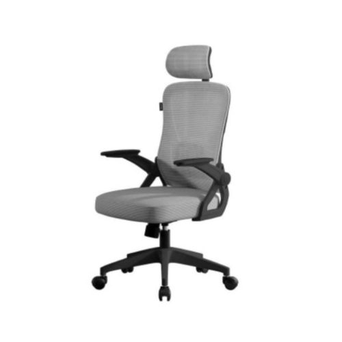 ACTECK SILLA FLUX CORE EC303HR, RESPALDO DE MALLA, REPOSABRAZOS ABATIBLE, GRIS, AC-944168