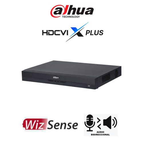 DAHUA DH-XVR5216AN-4KL-I3/T - DVR DE 16 CANALES 4K WIZSENSE, HDCVI X PLUS, AUDIO BIDIRECCIONAL EN 16 CH