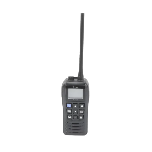 RADIO MARINA VHF PORTÁTIL 6W – SUMERGIBLE IP57 (1M / 30 MIN) – FLOTANTE CON ALARMA – 156–163 MHZ – DUALWATCH Y TRIWATCH