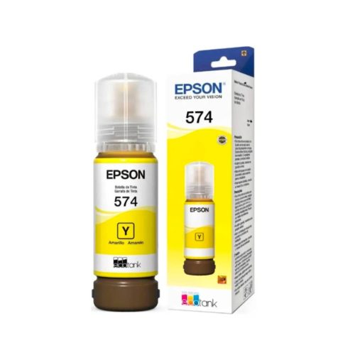 TANQUE DE TINTA EPSON T574 AMARILLO, 70ML, 7.300 PÁGINAS, T574420-AL