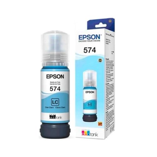 TANQUE DE TINTA EPSON T574 CIAN CLARO, 70ML, 7.300 PÁGINAS, T574520-AL