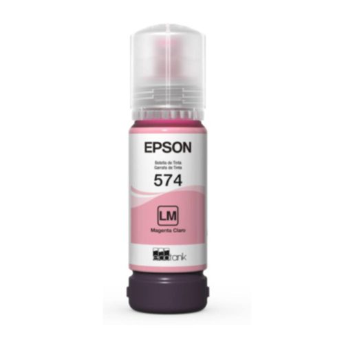 TANQUE DE TINTA EPSON T574 MAGENTA CLARO, 70ML, 7,300 PÁGINAS, T574620-AL