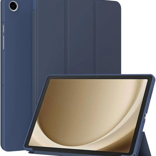 Funda para Samsung Galaxy Tab A con S Pen 8.0 pulgadas (versión 2019 SM-P200 SM-P205) - Funda delgada y duradera con soporte triple, compatible con encendido y apagado automático, color azul, verde y Negro
