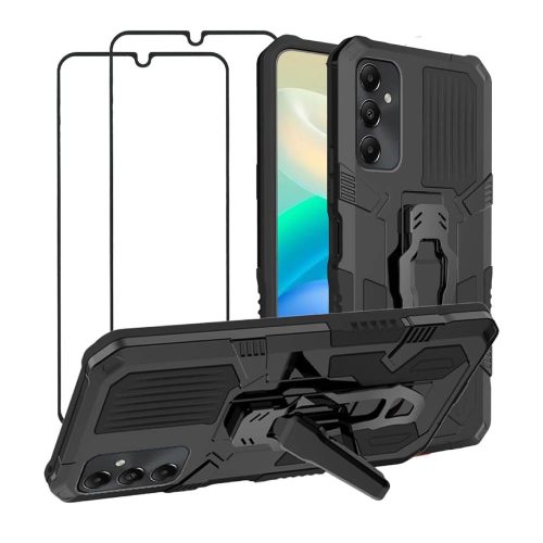 FUNDA PARA SAMSUNG GALAXY A16 5G CASE USO RUDO, CON 2 UNIDADES MICA PROTECTOR DE PANTALLA DE VIDRIO TEMPLADO