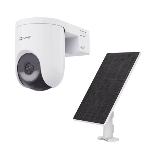 KIT CÁMARA PT 4G Y WI-FI, 2K+ (4MEGAPIXEL), IA DETECCIÓN HUMANO-VEHICULO, COLOR NOCTURNO, BATERÍA 5200 MAH, IP65, INCLUYE PANEL SOLAR 5W IP65