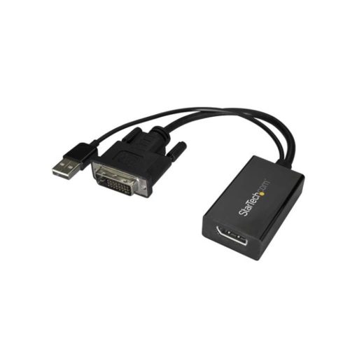 STARTECH.COM ADAPTADOR DVI MACHO - DISPLAYPORT HEMBRA, ALIMENTADO POR USB, DVI2DP2