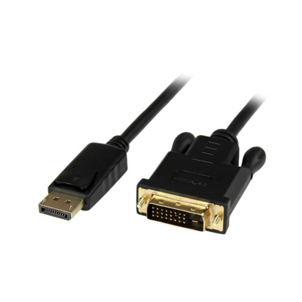 STARTECH.COM CABLE DISPLAYPORT DP2DVIMM6BS DISPLAYPORT 1.2 MACHO - DVI-D MACHO, 2560X1600, 1.9 METROS, DP2DVIMM6BS