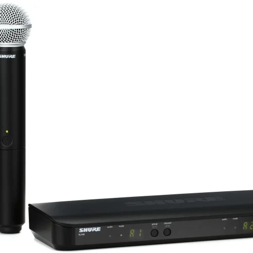 SISTEMA DE MICRÓFONO INALÁMBRICO DE MANO SHURE BLX24/SM58 BANDA J11