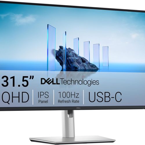 MONITOR DELL PRO 32 PLUS P3225DE QHD DE 31.5” CON HUB USB‑C – RESOLUCIÓN 2560 X 1440, 100HZ, HDMI, DISPLAYPORT Y USB‑C – AJUSTE DE ALTURA, GIRO, PIVOTE E INCLINACIÓN
