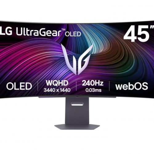 Monitor Gamer Curvo LG 45GX90SA-B WOLED 45", 3440x1440 Ultra Wide Quad HD, G-Sync/FreeSync, 240Hz, HDMI/DisplayPort, Bocinas Integradas, Negro