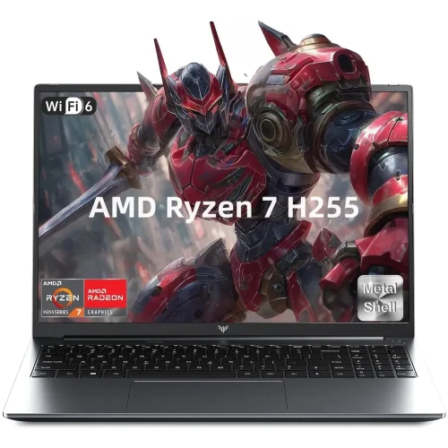 LAPTOP GAMER 16” FHD – AMD RYZEN 7 H255 – 24GB RAM – 512GB SSD – ALTO RENDIMIENTO PARA GAMING, MULTITAREA Y PRODUCTIVIDAD