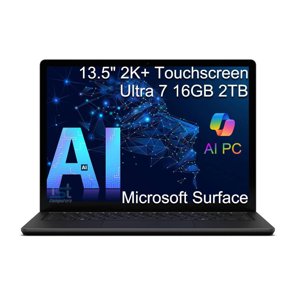 MICROSOFT SURFACE LAPTOP 6 AI PC PARA EMPRESAS 13.5 PULGADAS 2K+ VISUALIZACIÓN TÁCTIL, INTEL 16-CORE ULTRA 7 165H, 16GB DDR5, 2TB SSD