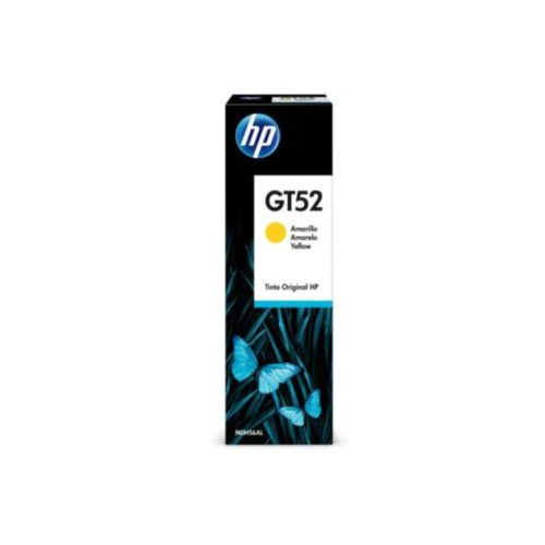 TANQUE DE TINTA HP GT52 AMARILLO, 70ML, 8.000 PÁGINAS, M0H56AL